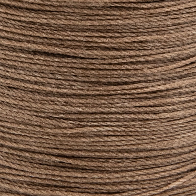 Waxed polyester / twisted / cocoa string 0.6mm 5m PWSP0620
