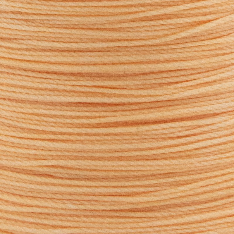 Waxed polyester / twisted / peach twine 0.6mm 5m PWSP0619