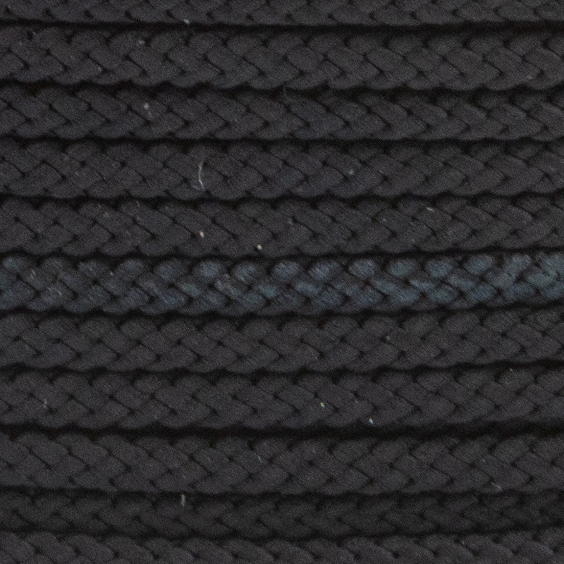 Polyester string / braid / black, ca.1x1.5mm 2m PWPP1024