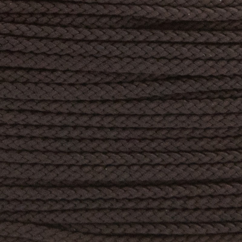 Polyester string / braid / dark chocolate 1mm 2m PWPP1027