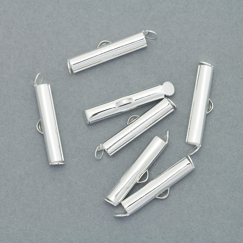 Silver insulated tips / 30x4mm 10pcs ZAPW30SS