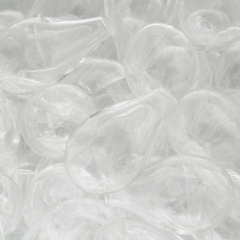 Glass transparent vials / bulbs approx 30mm 2pcs SZFI