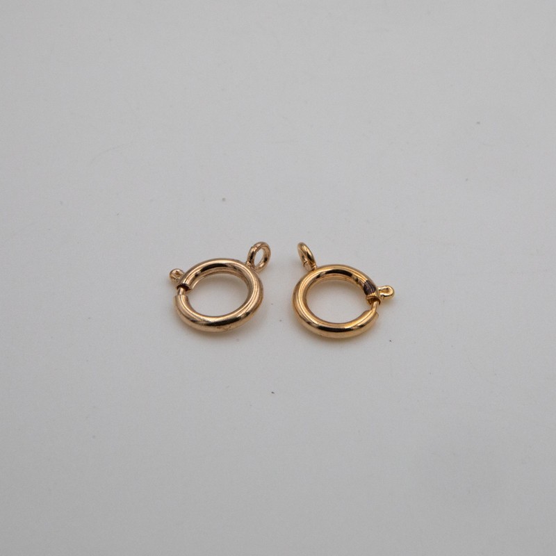 Clasps for jewelry / federing 12mm gold 1pc ZAPSR12KG