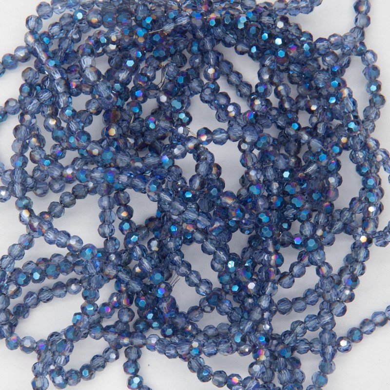 Crystal beads 2mm blue AB 170pcs SZKRKU02097
