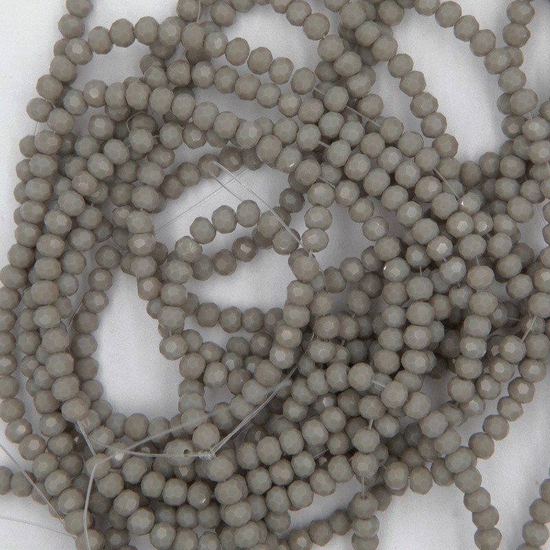 3mm gray crystal beads 170pcs SZKRKU03095
