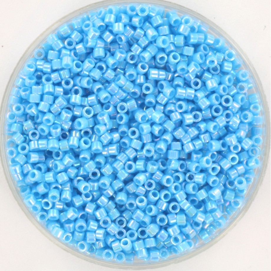 Koraliki Miyuki Delica 11/0 opaque ab turquoise blue 5g/ MIDE11-164