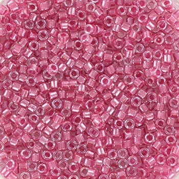 Koraliki Miyuki Delica 11/0 sparkling peony pink lined crystal 5g/ MIDE11-902