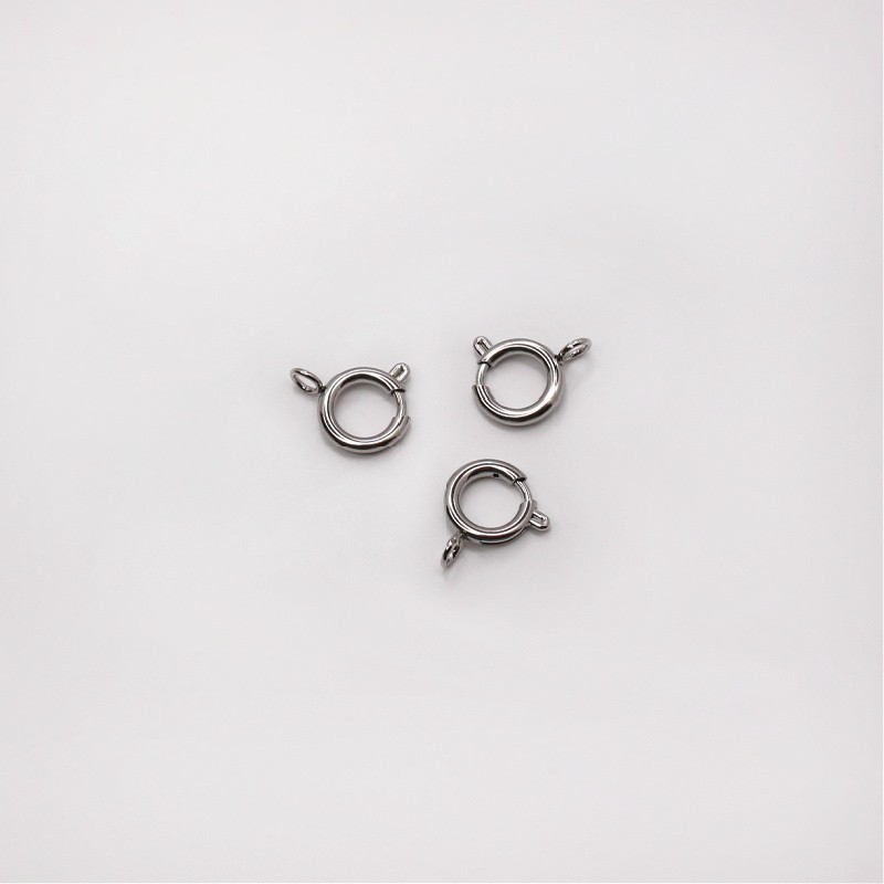 Federing clasps/surgical steel 9mm 1 pc ASS559