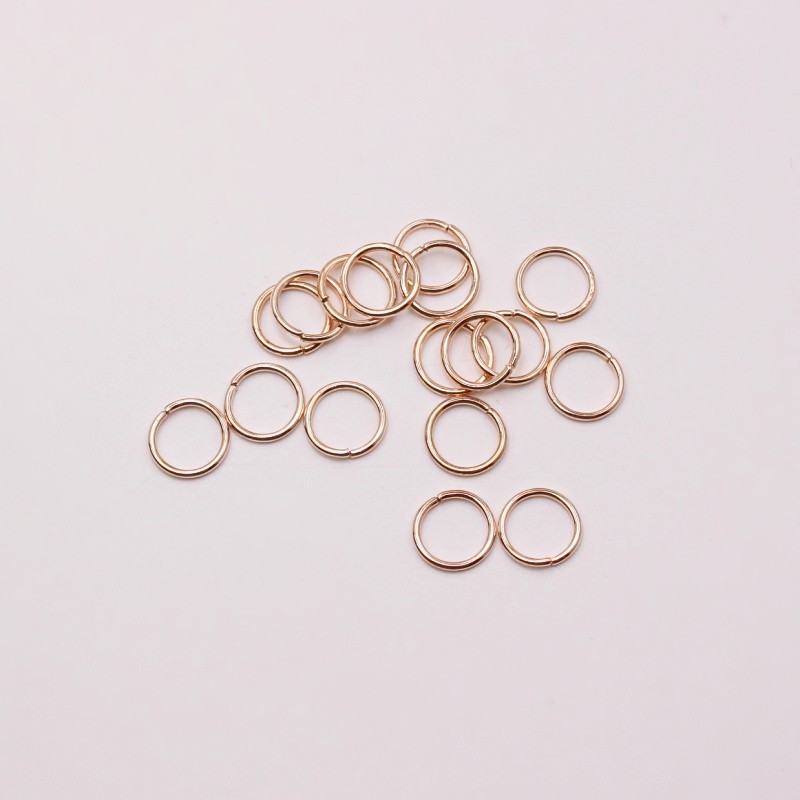 Mounting rings/ rose gold 9x1mm 100pcs SMKO0910KGR