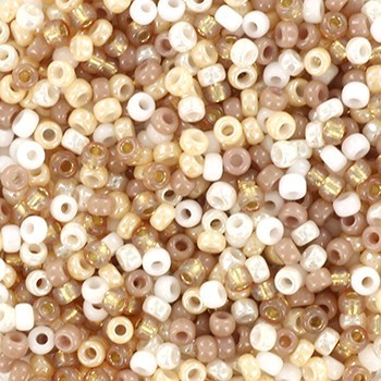Beads Miyuki/ round/ rocailles 11/0 soft beige 5g/ MIRO11-MIX115
